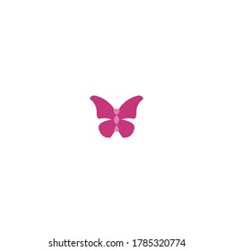 The concept of the butterfly and DNA logo