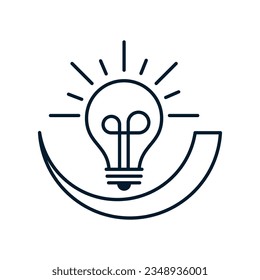 The concept of capacity development. Improve skills and abilities. Vector icon isolated on white background.
