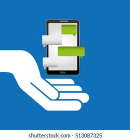 concept chating message icon vector illustration eps 10