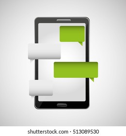 concept chating message icon vector illustration eps 10
