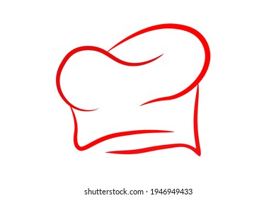 
Concept chef hat vector icon. Chef hat logo template vector illustration label, templates, designs and symbols 