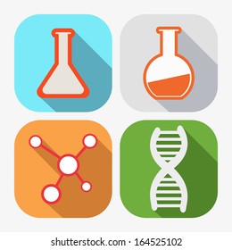 Concept of chemistry - vector illustration