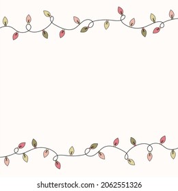 Concept of a Christmas background with lights. Vector