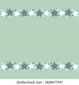 Concept of Christmas background with stars. Vector