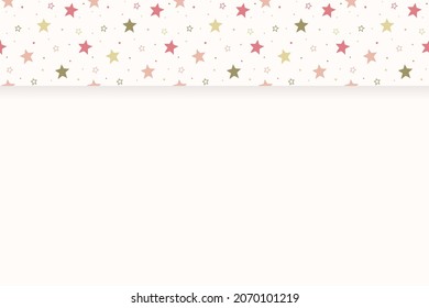 Konzept von Weihnachtshintergrund mit Sternen. Vektorgrafik