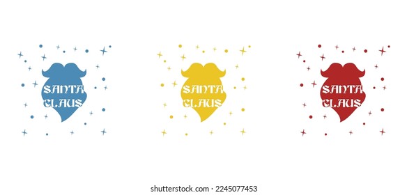 concept, Christmas, Santa Claus, vector illustration
