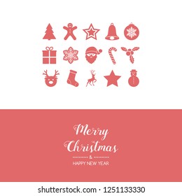 Concept of Christmas wishes. Vector