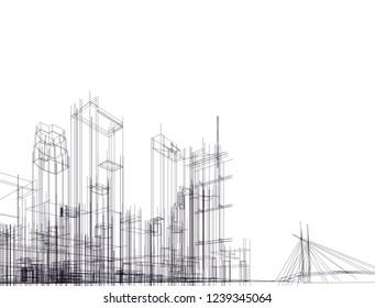 Concept city architecture 