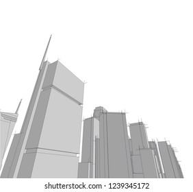 Concept city architecture 