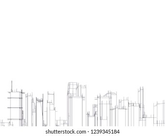 Concept city architecture 
