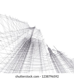 concept city architecture 3d 