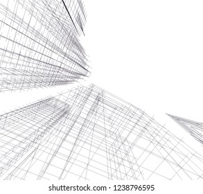 concept city architecture 3d 