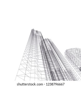 concept city architecture 3d 