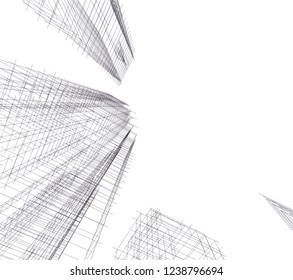 concept city architecture 3d 