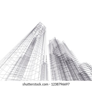concept city architecture 3d 