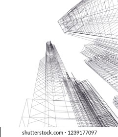 concept city architecture 3d 