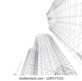 concept city architecture 3d 