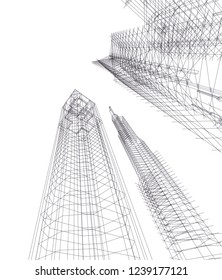 concept city architecture 3d 