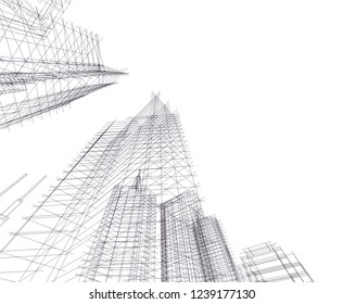 concept city architecture 3d 