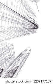 concept city architecture 3d 