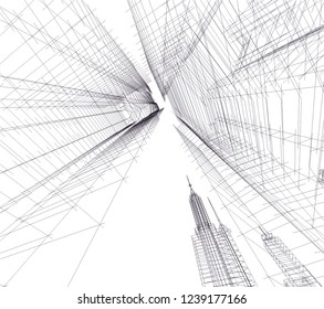 concept city architecture 3d 