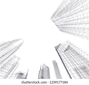 concept city architecture 3d 