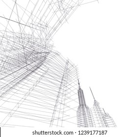 concept city architecture 3d 
