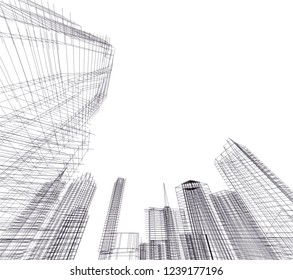 concept city architecture 3d 