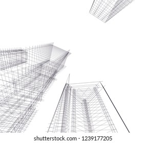 concept city architecture 3d 