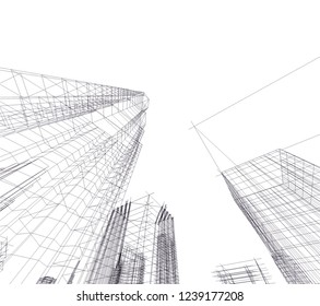 concept city architecture 3d 
