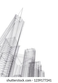 concept city architecture 3d 