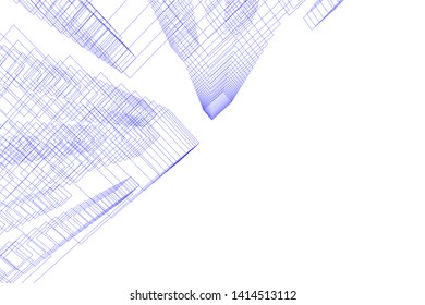 concept city architecture 3d vector illustration