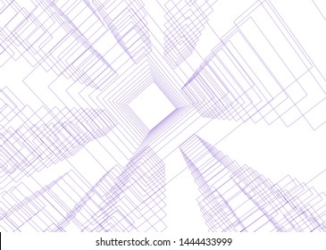concept city architecture 3d vector illustration