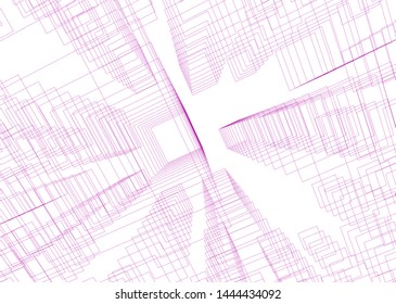 concept city architecture 3d vector illustration