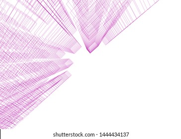 concept city architecture 3d vector illustration