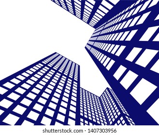 Concept city architecture vector illustration
