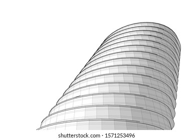 Concept city architecture vector illustration