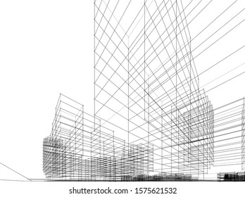 Concept city architecture vector illustration