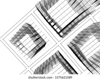 Concept city architecture vector illustration