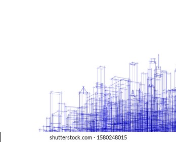 Concept city architecture vector illustration