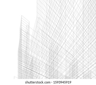 Concept city architecture vector illustration