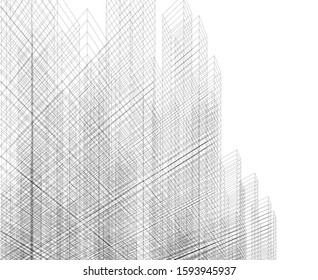 Concept city architecture vector illustration