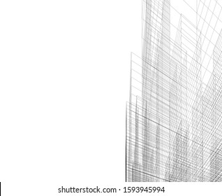 Concept city architecture vector illustration