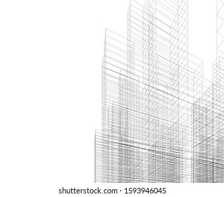 Concept city architecture vector illustration