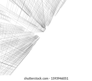Concept city architecture vector illustration