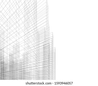 Concept city architecture vector illustration