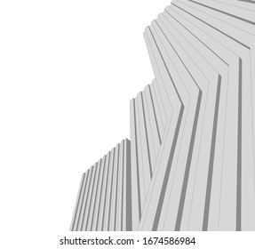 Concept city architecture vector illustration