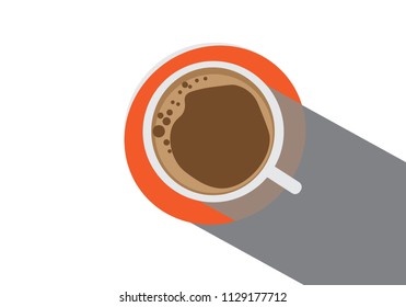 Concept of coffee cup icon vector illustration eps10.