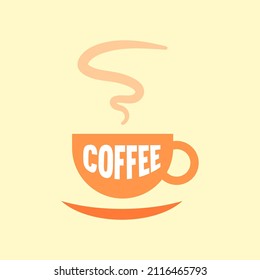 Concept coffee drink symbol vector