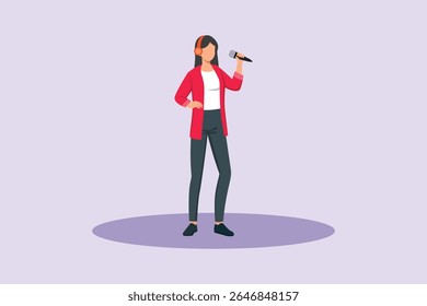Talented Hobbies Concept. Colored flat vector illustration isolated